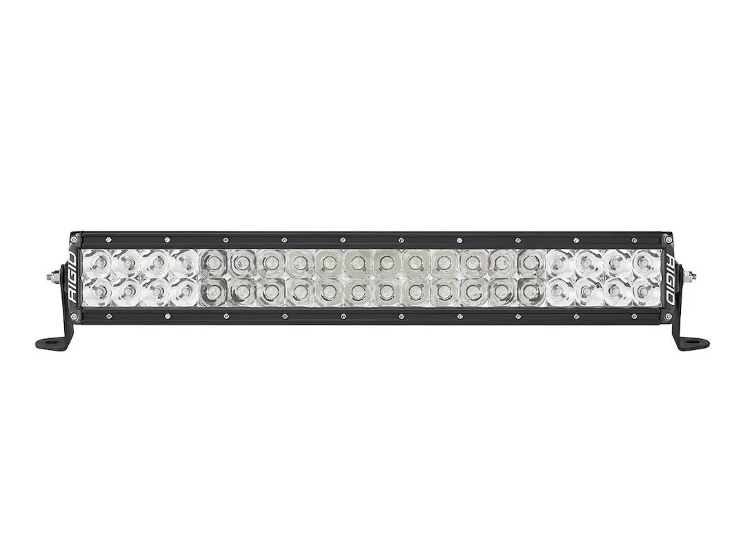 120313 – RIGID IND Light Bar, LED 20 Inch Length 40 Clear Bulb 214 Watt/ 15 Amp Draw Spot/ Flood Combo Beam 25080 Raw...